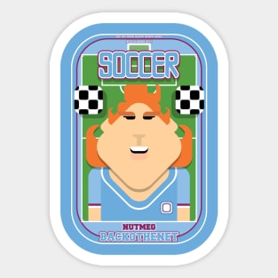 Soccer/Football Sky Blue - Nutmeg Backothenet - Jacqui version Sticker